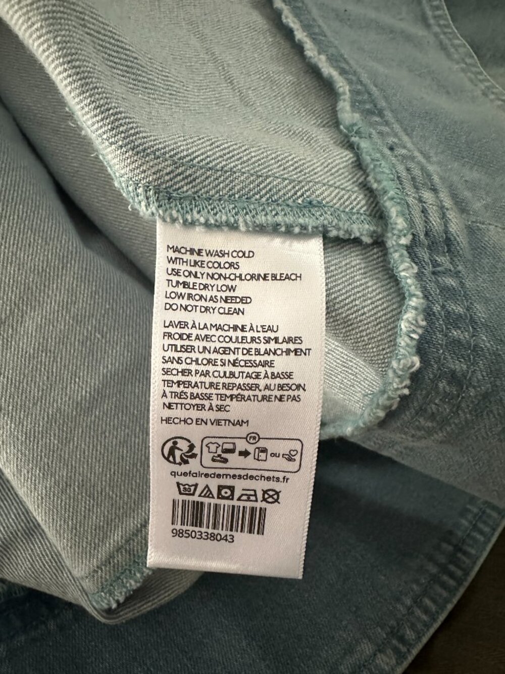Anthropologie Pilcro Square Neck Seamed Chambray Midi Dress Small NWT - Picture 13 of 13